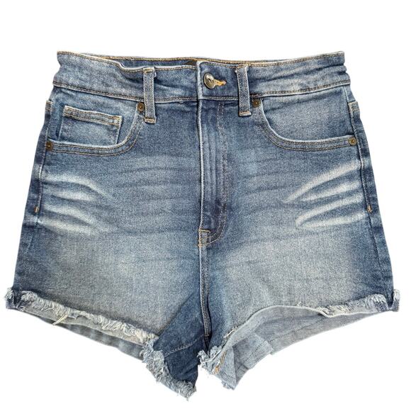 Kendall + Kylie Drifter High Rise Denim Shorts Size 5/27 - Picture 1 of 8